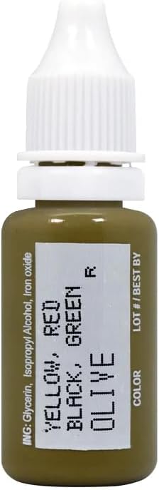 Biotouch - Olive Permanent Makeup Pigment 15mL Bottle
