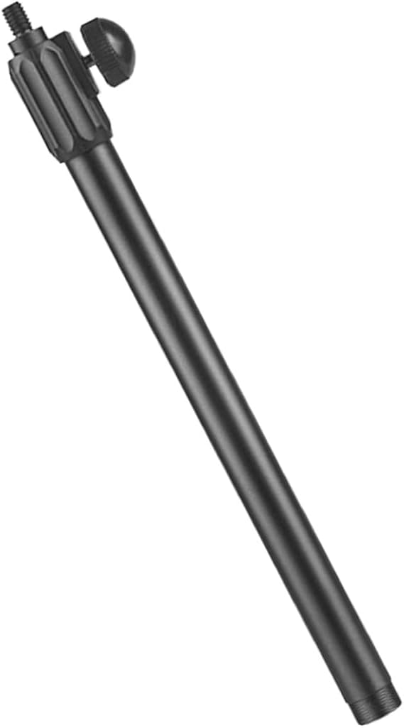 Telescopic Boom Pole Microphone Arm Extension with Screw Mic Stand Accessory for Recording Studios Broadcasting and Live Performance
