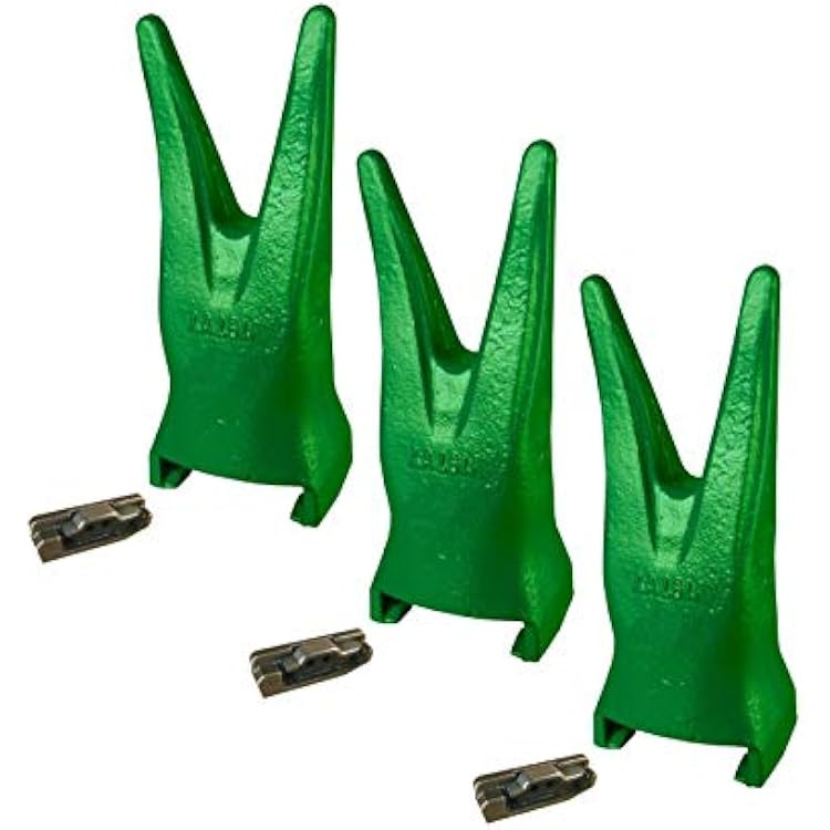 3 - fits Style Super V Excavator Twin Tiger Rock Bucket Teeth & Pins - V19TVY