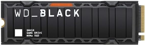Western Digital WD Black SN850 2TB NVMe PCIe 4.0 M.2 Internal Gaming SSD with Heatsink
