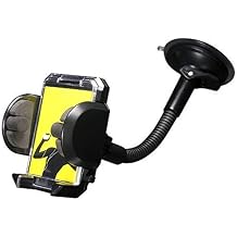 Craig Electronics CMA3310 Phone Mount for Car Dashboard | Suction Cup Phone Holder for Car | Can Be Adjusted to Fit All Smartphones | 360 Degree Rotation | Universal for All Windshields |