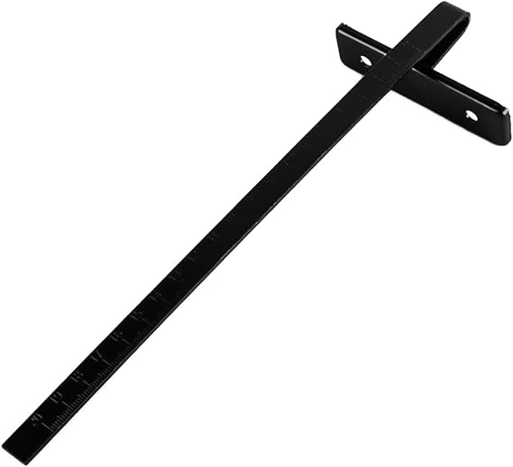 7 Inch Circular Saw Guide Rail Ruler Depth Gauge Accessory for Electric Circular Saws 24x8cm with Measurement Scale for Precise Cutting and Straight Line Guidance