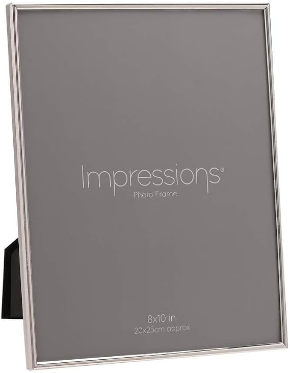 Plain Silver Plated Photo Frame 8x10