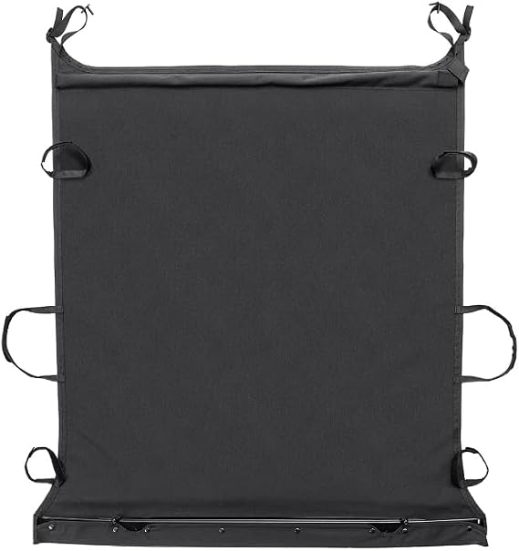 RAMPAGE PRODUCTS California Brief Soft Top for Jeep Gladiator JT | Black Diamond, Durable Soft Top Material | 90535 | Fits 2020-2025 Jeep Gladiator JT