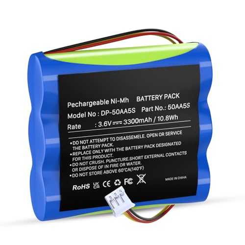 1 Pack 50AA5S Battery, 3300mAh New Upgrade High Capacity Battery Replacement for Toniebox Tonie Box Speaker