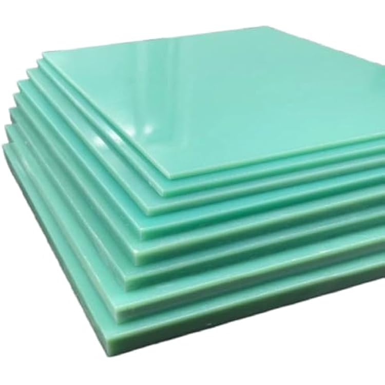 COYOUCO FR4 Fiberglass Sheets, 500500Mm Epoxy Resin Boards, Fiber Insulation Plate for Electrical Insulation DIY PCB Prototyping Repair G10 Panel,500  500  0.8mm