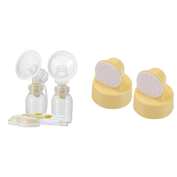 Medela Symphony Breast Pump Kit, Double Pumping System Includes Everything Needed to Start Pumping & Spare Valves and Membranes, 2 Sets, Authentic Replacement Parts Designed