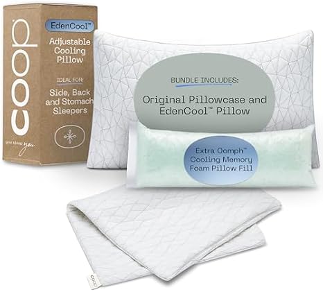 Coop Original Lulltra Pillowcase and Eden Pillow King Bundle