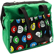Yuanhe Bingo Dauber Bags with 6 Pockets Green Bingo Tote Bag ...