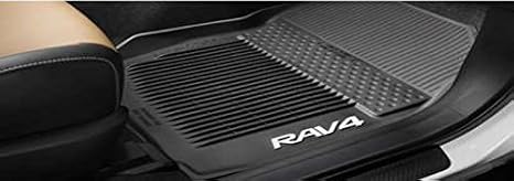 Genuine Toyota Rav4 All-Weather Floor Liners PT908-42165-20. Black 3 Piece Set. 2016 Rav4 Non-Hybrid. by Toyota