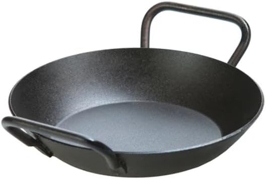 Lodge Pre-Seasoned Carbon Steel Skillet, Dual Handle, 8 Inches | Lightweight Carbon Steel Skillet for High-Heat Cooking, Quick Temperature Response, Oven & Stovetop Safe
