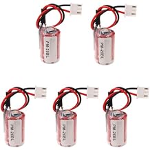 Battery Compatible for MAXELL ER3 3.6V 1100mAh PLC Battery PM-20BL 3.6V Battery with Plug (5pcs)