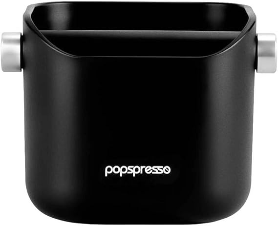 Espresso-Ausschlagbehälter für Kaffeesatz Barista-Werkzeug mit verbesserter Handhabung Kaffeeabschlagbox 15 l Fassungsvermögen Espressoabschlagbox mit geräuscharmem Silikonstab
