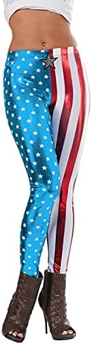 Rubies Costume Womens Marvel Universe Captain America Adult Metallic Leggings