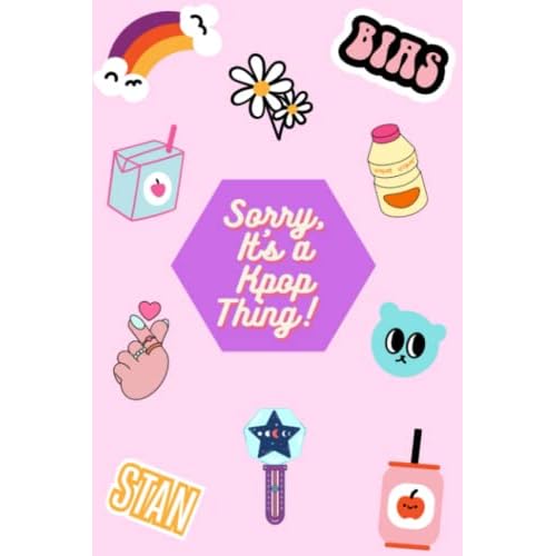 Kpop Notebook: Pink Kpop Notebook - Small 6x9 - 80 pages Paperback October 12, 2021