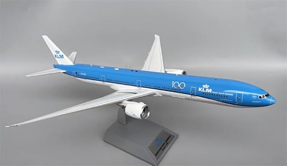 ACE HOBBY Inflight for KLM for Royal Dutch Airlines for Boeing 777-300ER PH-BVS 100 Years 1:200 Aircraft Pre-Built Model