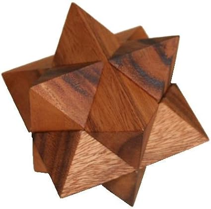 Star Wooden Brain Teaser Puzzle