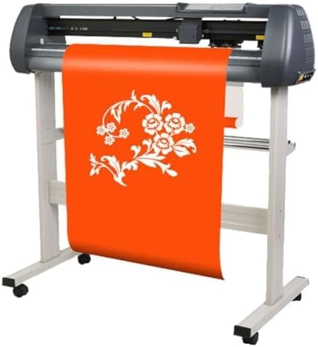 Vinyl Cutter Machine, LCD Display Semi-Automatic Cutting Plotter, Adjustable Speed for Office and Craft Projects