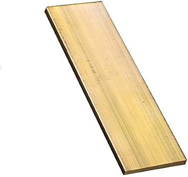 Brass Sheet Industrial Materialscorrosion Resistant DIY Experiment Sheet-Thick5mm width30mm Long500mm