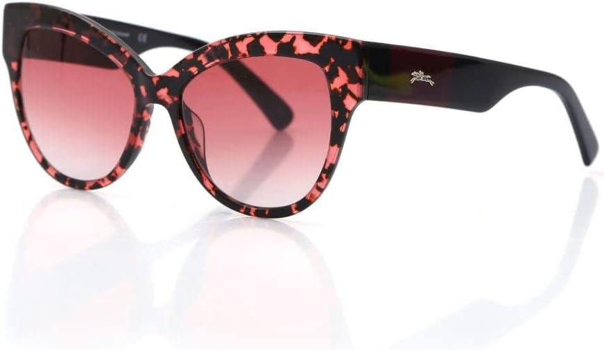 Longchamp Ladies Red Tortoise Cat Eye Sunglasses LO649S 541 55