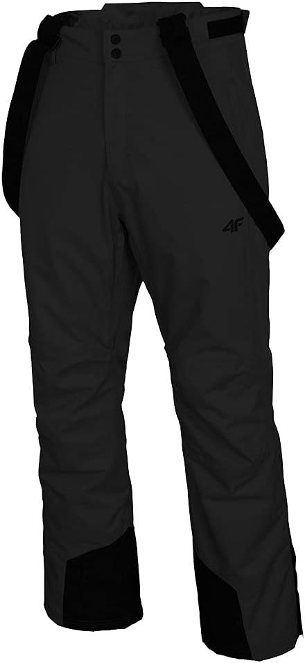4F Men's SKI Trousers SPMN003 FNK, Deep Black, 3XL, Deep Black, L