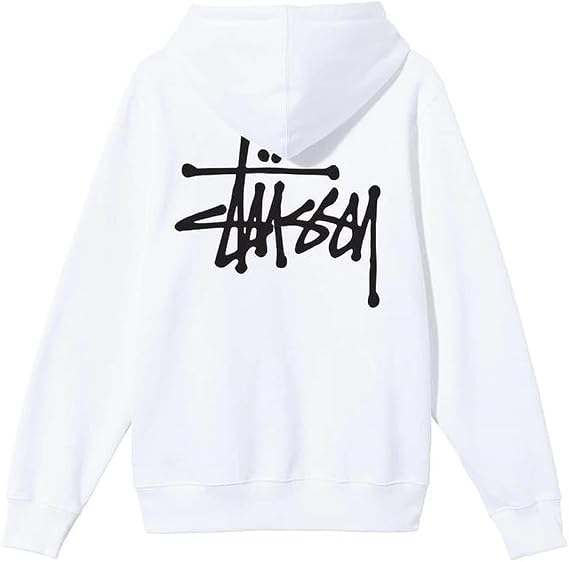 Stussy 95373734158 Basic Hoodies 1924537 Graphic Print, white