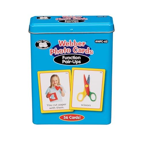 Super Duper Publications | Function Pair-Ups Photo Flash Cards | Identify and Describe Everyday Objects Fun Deck | Educational Learning Materials for Children