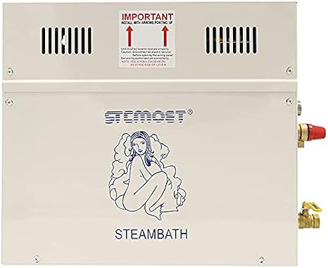 Steam Generator, 3KW/4KW/6KW/7KW/8KW/9KW/15KW 220V-240V Steam Showers Sauna Steam Generator with Programmable Controller for Home SPA Bathroom Hotel Shower Steam (ST30: 3KW, 220V, 176ft3) (220V 3KW)