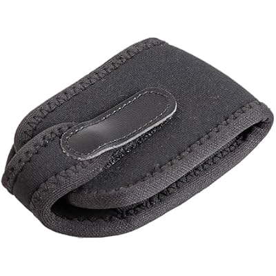 Neotech Wireless Transmitter Pouch Neoprene Bodypack Holder with Elastic Strap | Fits Wireless Mic Packs & IEM Receivers | Black Made in USA