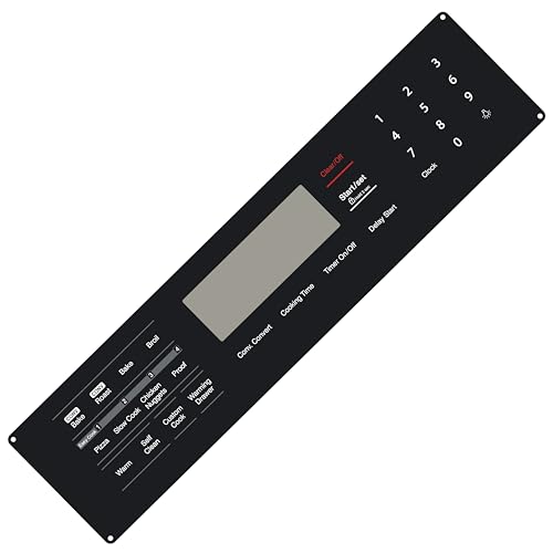 DG34-00017A Membrane Switch Touchpad Overlay Compatible with Samsung Range Gas Ovens Replaces 3289596 AP5778468 PS4240761 Fits Models: FX7 and More
