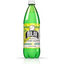 Polar Beverages Bitter Lemon, 33.8 Fluid Ounce (Pack of 12)