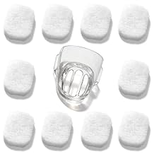 Elbow Cover & 10 Diffuser Filters FP400HC228 Compatible with Fisher & Paykel Eson Nasal Mask, Pilairo Q Replacement Parts, CPAP Mask Maintenance Kit