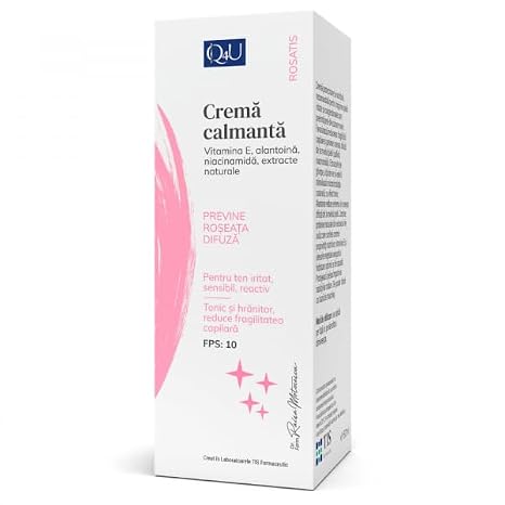 TIS Anti Rosacea Face Cream 50ml for Rosacea and Couperose for Skin Inflammation and Red Veins Relieves Redness & Itching Calms Moisturizes Improves the appearance of the skin