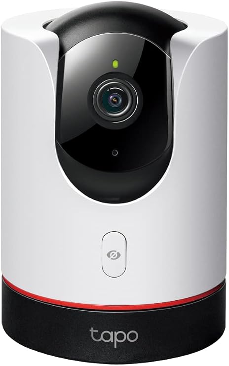Tapo C225, 2K QHD Wi-Fi Güvenlik Kamerası, Yapay Zeka Desteği, Hareket Tespit ve Takibi, 360°, Renkli Gece Görüşü, Çift Yönlü Sesli İletişim, Bulut/Yerel Depolama, Bebek Ağlaması Tespiti