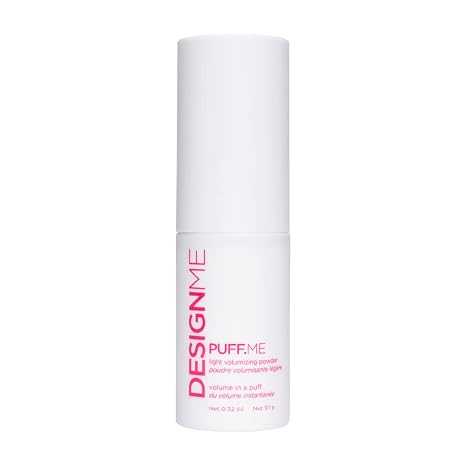 PUFF.ME Volumizing Powder by DESIGNME | Hair Powder Volumizer for Hair | Root Lifting Hair Texture Powder for Straight, Curly, or Wavy Hair | Talc Free Hair Powder for Women, (0.32 Oz)