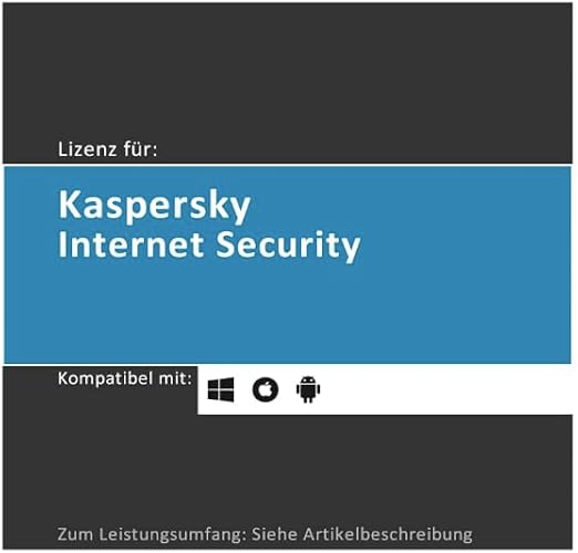 Lizenz für Kaspersky Internet Security Plus 2026 5 Geräte 2 Jahre Vollversion PC/Mac/Android Lizenzcode per Post in einer frustfreien Verpackung (FFP) von softwareGO (2 Jahre 5)