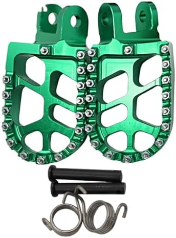 Footrests and Foot Pegs Various Models XRV650 XRV750 CRF1000L CRF230L CR80R XR250R XR400R XR650L KLX250R KLX300R KLX650 KLX650R KLR650Green