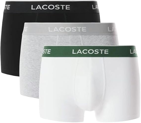 Lacoste Men's 3-pack Stretch Cotton Trunks (pack of 1)