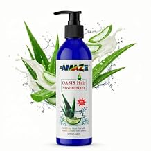 OASIS Hair Moisturizer 300ml with Aloe Vera, Vitamin B5, Hydrates, Detangles, Anti Frizz, Non Greasy cream for Soft Manageable Hair Suitable for 3A4C & All Hair Types, hair care products