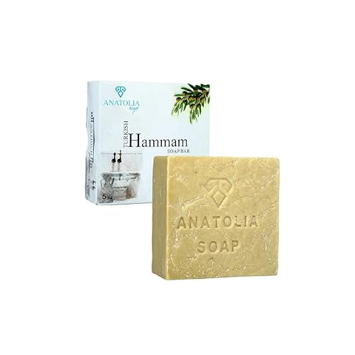 Anatolia Soap, Antioch 5 oz Pure Turkish Hammam Olive Oil For Body, Organic Handmade Natural Castille Body For Men And Women Big Bar Soap 1 Count pack Of 1