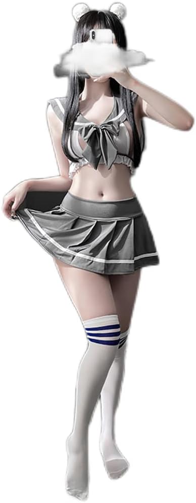 Female Cosplay Lingerie Anime Japanese Schoolgirl Uniform Sexy Lingerie Skirt