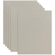 20 Pack Heavy-Duty Chipboard Sheets 8.5 x 11 Inch, 80PT (2mm) Thick Kraft Boards for Book Covers, Scrapbooking, Backing, Binding, and DIY Craft Projects
