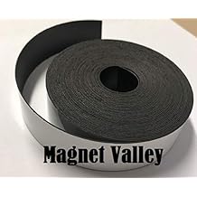 Magnet Valley Dry Erase WHITE Magnetic Strip Roll 1" x 25' Write on/Wipe off Magnet