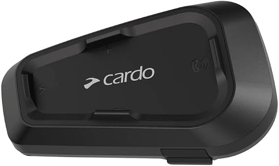 Cardo Spirit HD Duo Bluetooth Motorcycle Intercom Kit Black Twin Pack