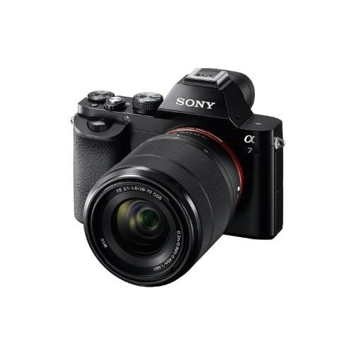 Sony a7 Full-Frame Interchangeable Digital Lens Camera with 28-70mm Lens, Black