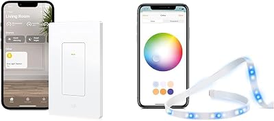 Eve Light Switch HomeKit Wall Switch Light Strip HomeKit LED Light Strip with 1800 Lumens, Full Color Spectrum