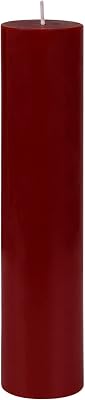 2 x 9 Red Pillar Candle