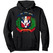 Coat of Arms Republica Dominicana Bandera Dominican Flag Pullover Hoodie
