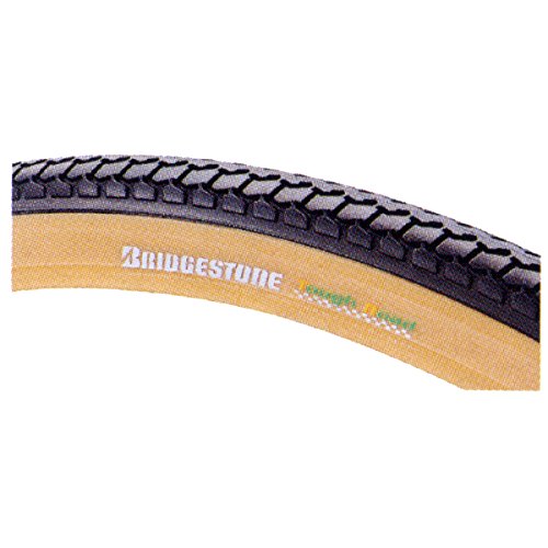Bridgestone BSC Tough Road Bicycle Tire 1, Skin Side 27, WO27X1.38, CTR-X27