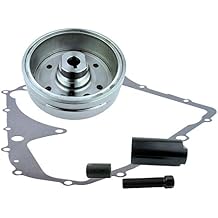 RMSTATOR Kit Flywheel + Flywheel Puller Gasket Replacement for Arctic Cat TBX 400 Automatic 2002-2008 | OEM Repl.# 3430-054/3430-071/0802-037/3430-053